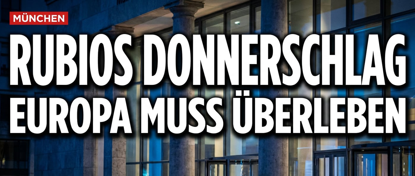 Rubios Donnerschlag in München: „Niedergang ist eine Entscheidung"