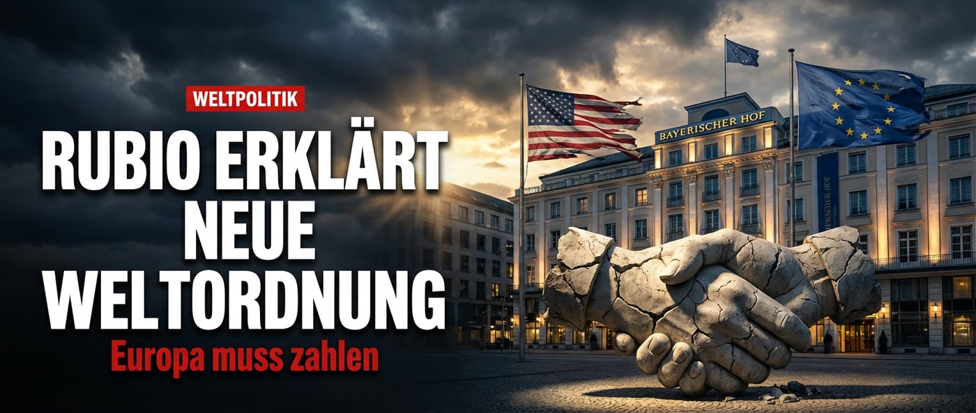 Rubios Münchner Auftritt: Wenn Amerika Europa die „neue Weltordnung" erklärt