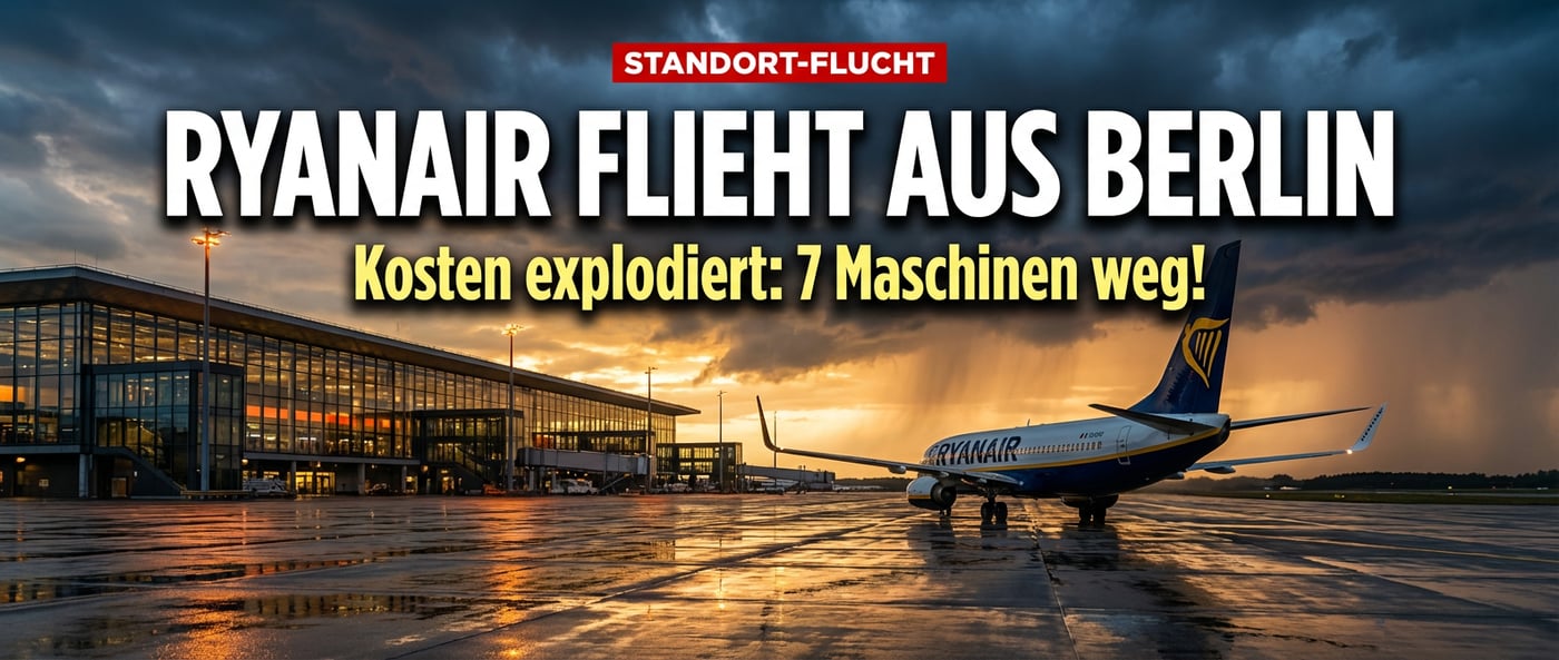 Ryanair flieht aus Berlin: Wenn der Standort Deutschland zur Kostenfalle wird