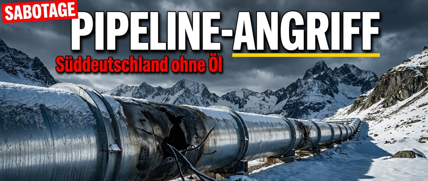 Sabotage-Anschlag auf Pipeline: Süddeutschlands Kraftstoffversorgung stand auf der Kippe