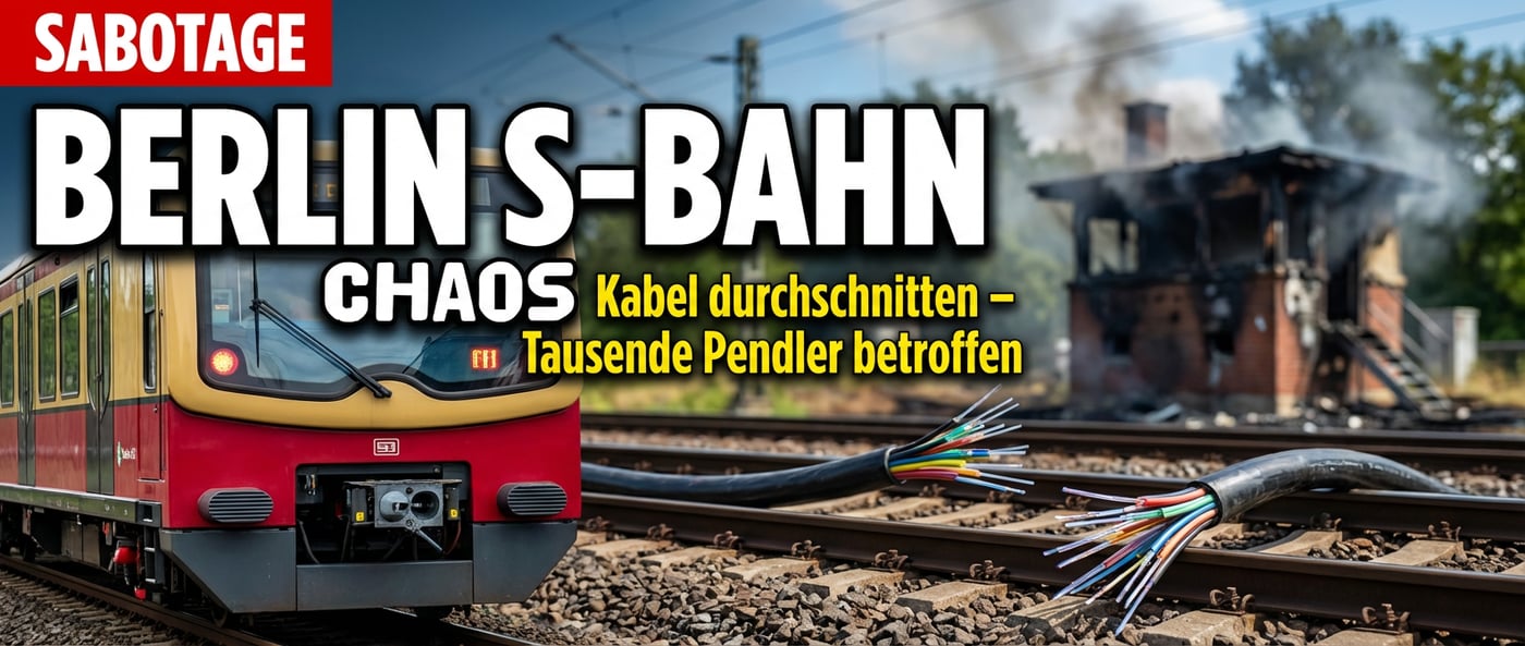 Sabotage oder Vandalismus? Berliner S-Bahn-Chaos wirft unbequeme Fragen auf