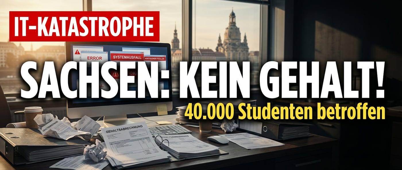 Sachsens IT-Desaster: Wenn der Staat nicht einmal mehr Gehälter überweisen kann