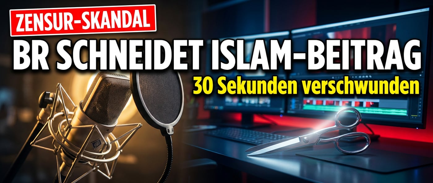 Schere im Kopf: Bayerischer Rundfunk schneidet brisante Islamismus-Passagen aus Ruhs-Sendung