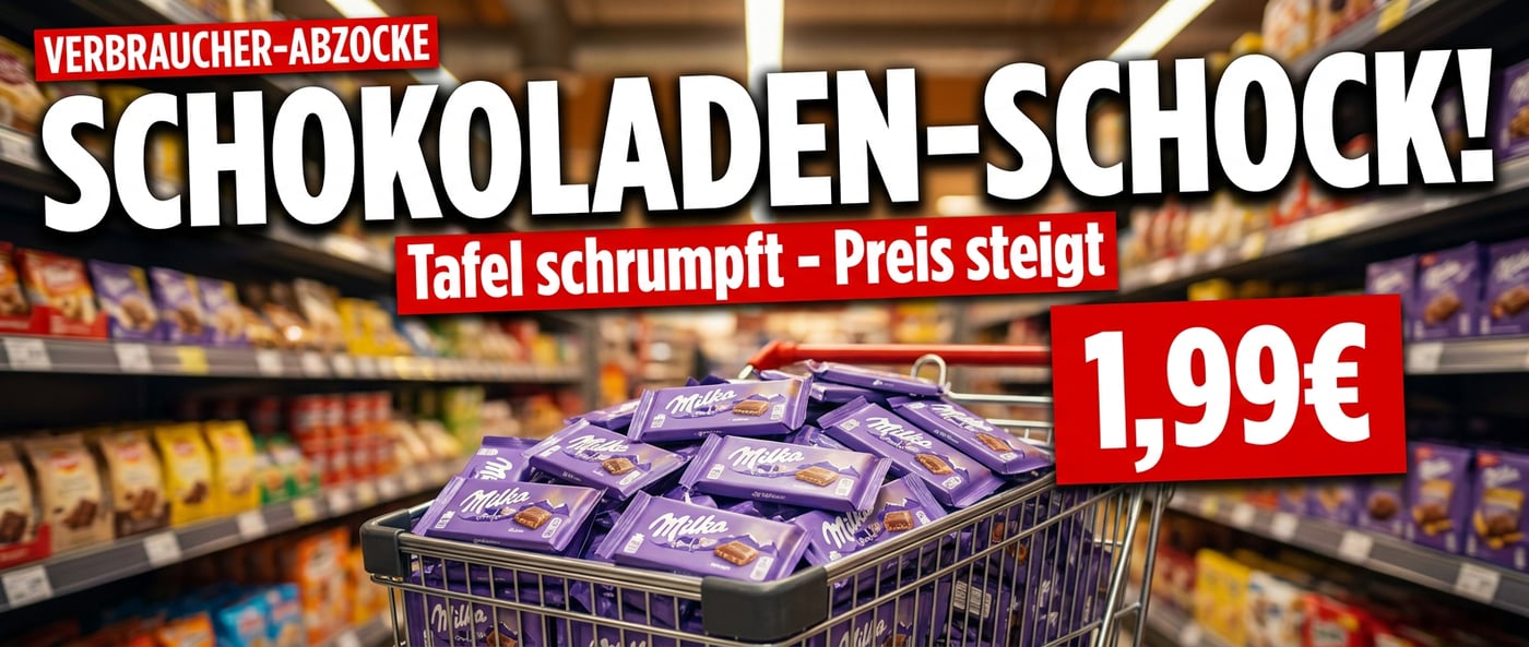 Schokoladen-Schock im Regal: Wie Markenkonzerne Verbraucher mit Tricks zur Kasse bitten