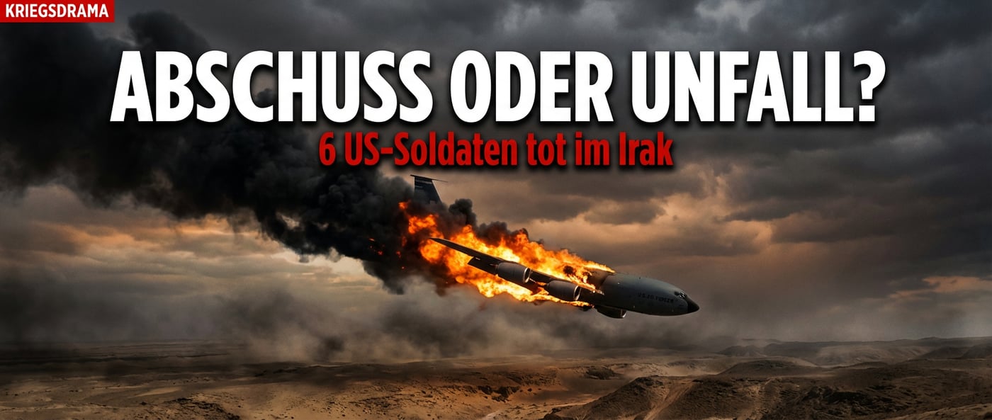 Sechs US-Soldaten tot: Tankflugzeug-Absturz im Irak wirft brisante Fragen auf