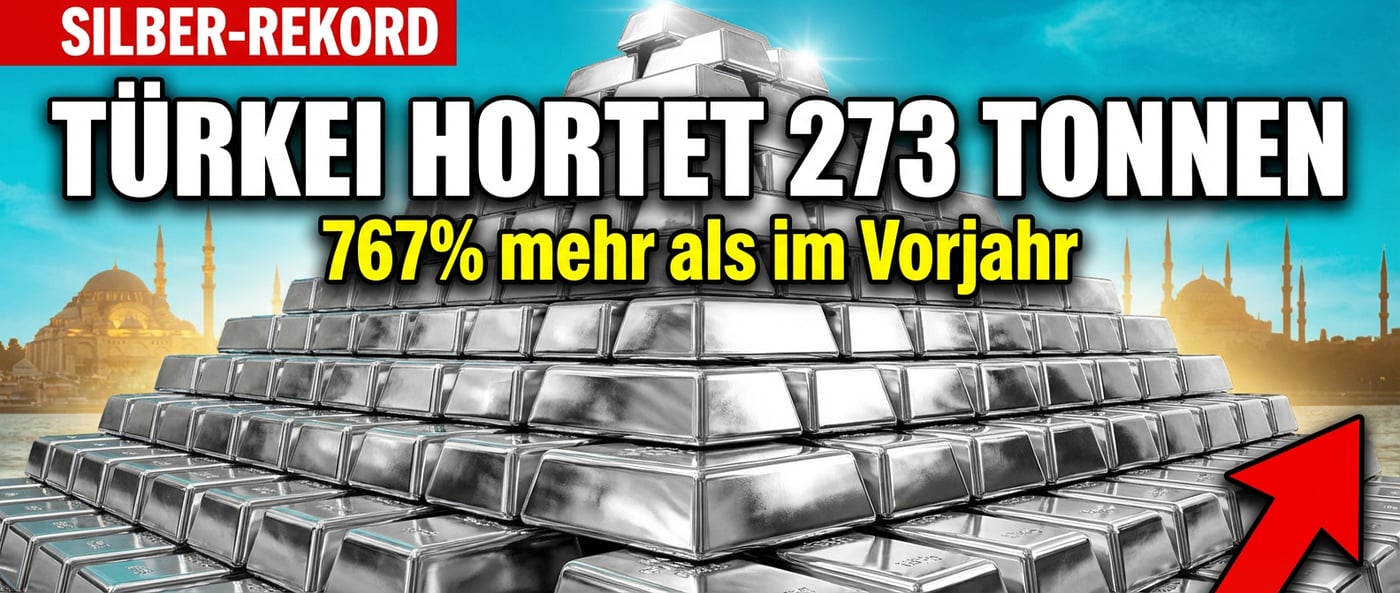 Silber-Tsunami am Bosporus: Türkei hortet Rekordmengen des weißen Edelmetalls