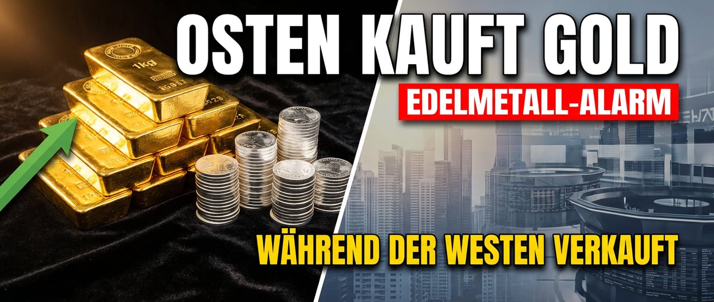 Silber und Gold vor dem Comeback: Der Osten kauft, während der Westen verzagt