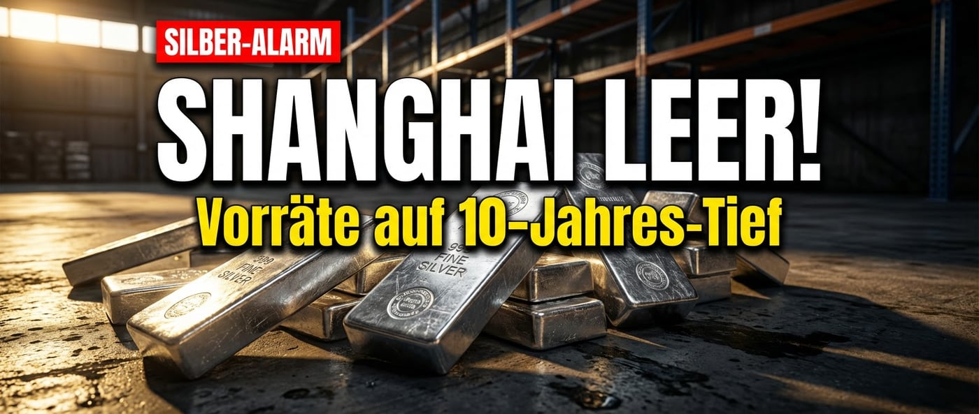 Silberknappheit in Shanghai: Lagerbestände auf Zehnjahrestief – ein Weckruf für Anleger