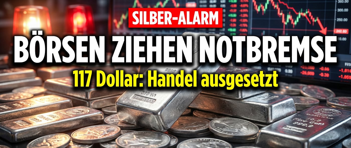 Silbermarkt im Ausnahmezustand: Börsen ziehen die Notbremse