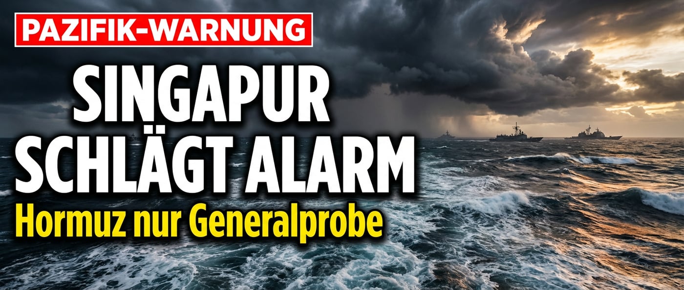 Singapur warnt: Hormuz ist nur die Generalprobe – der eigentliche Sturm braut sich im Pazifik zusammen