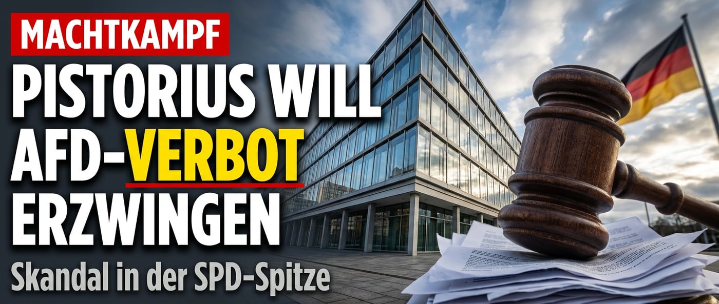 Skandal in der SPD-Spitze: Pistorius will offenbar die stärkste Oppositionspartei per Gerichtsbeschluss ausschalten