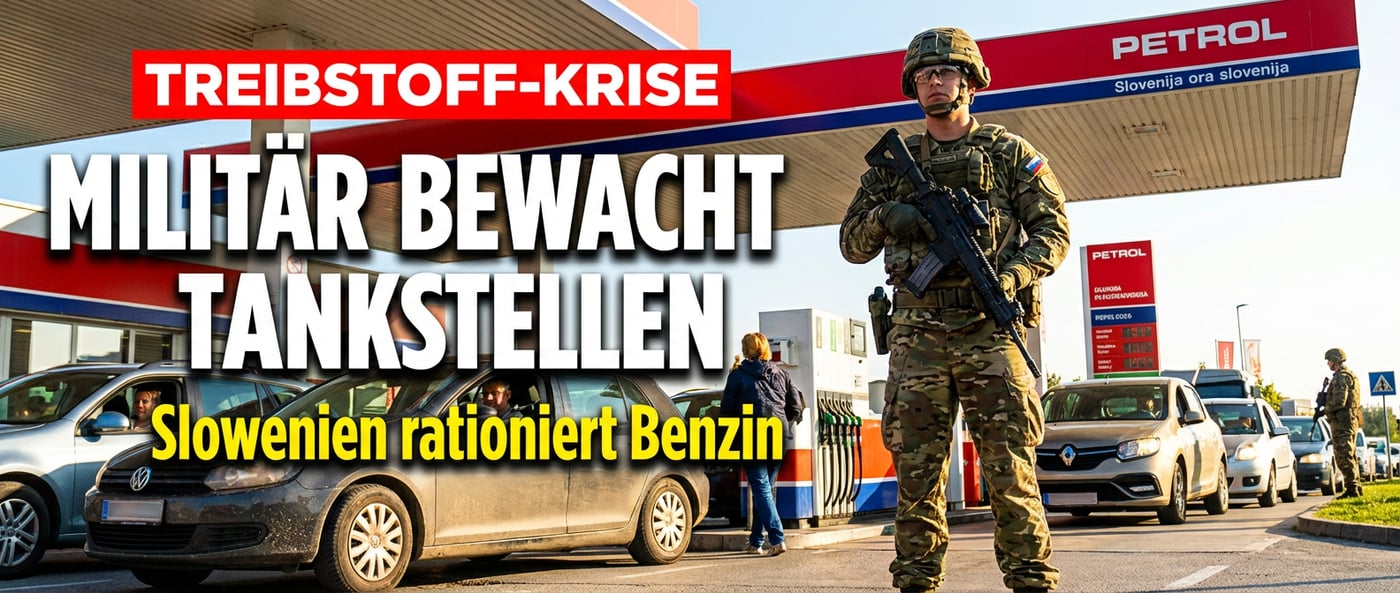 Slowenien greift zum Äußersten: Militär bewacht Tankstellen – ein Warnsignal für ganz Europa