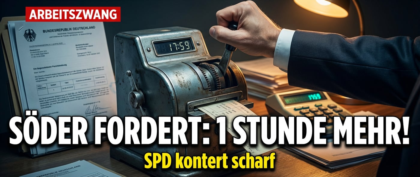 Söders Forderung nach Mehrarbeit: Wenn Politiker den Bürgern erklären, wie wenig sie leisten