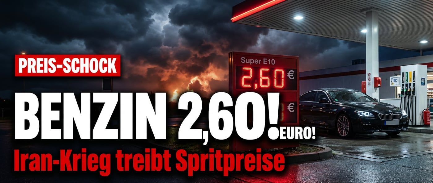 Spritpreise vor dem Schock: Iran-Krieg könnte Benzin auf 2,60 Euro katapultieren