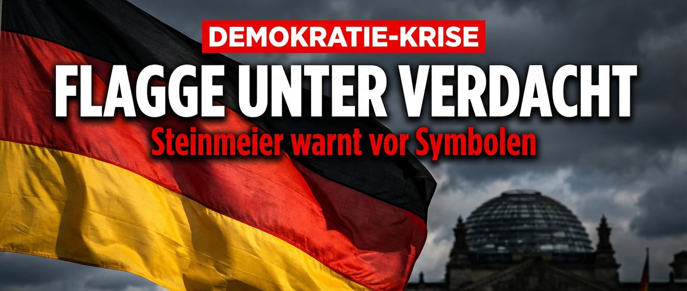 Steinmeier erklärt Deutschlandfahnen und „Wir sind das Volk" zur extremistischen Bedrohung