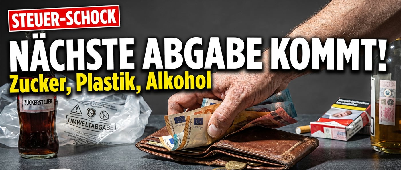 Steuer-Wahn in Berlin: Nach Zucker, Plastik und Tabak droht der nächste Griff in die Tasche der Bürger