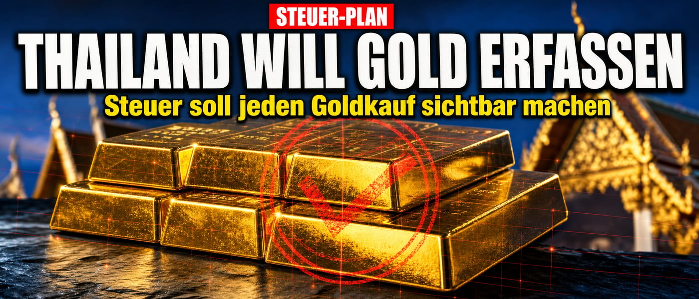 Steuer-Zugriff auf Gold: Thailand will jeden Barren erfassen