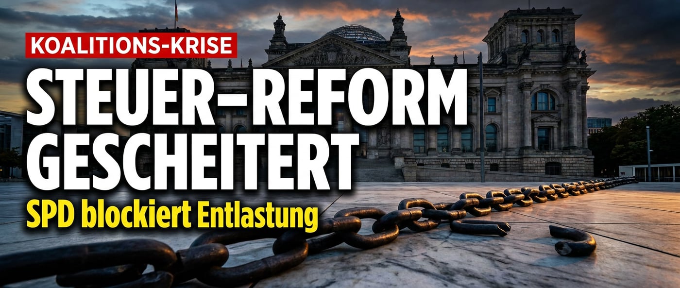 Steuerreform vor dem Aus: Merz gesteht Scheitern an SPD-Blockade ein
