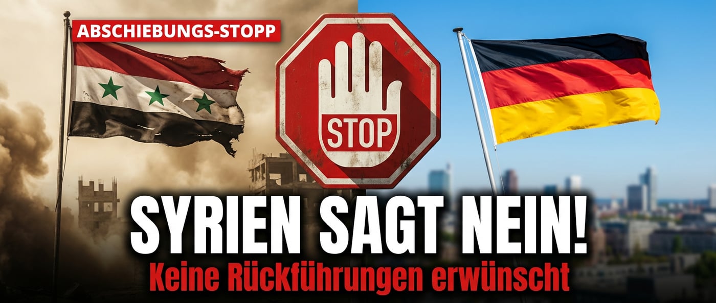 Syrien bittet Deutschland: Schickt eure kriminellen Landsleute bloß nicht zurück!
