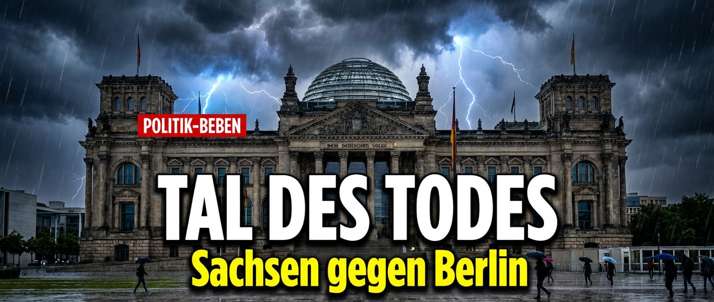 „Tal des Todes": Sachsens Ministerpräsident rechnet schonungslos mit Berlins Klimawahn ab