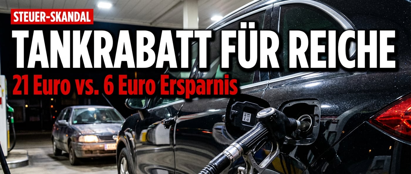 Tankrabatt als Geschenk an die Besserverdiener: Wenn Entlastung die Falschen entlastet