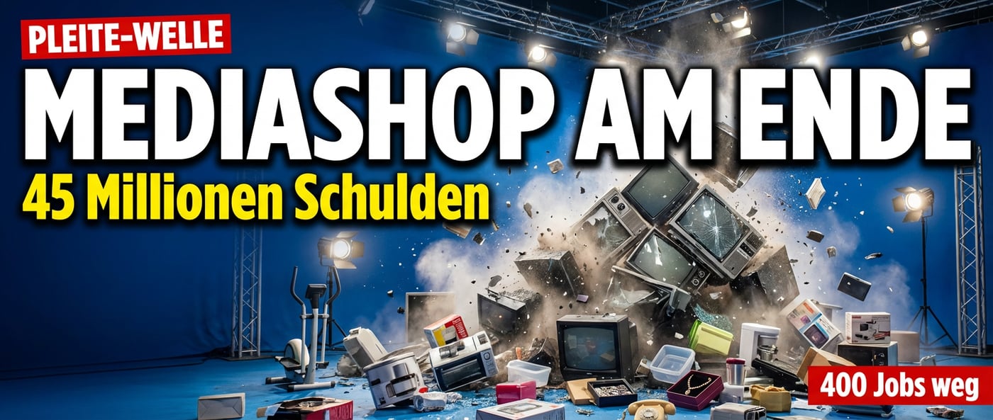 Teleshopping-Dinosaurier am Ende: Mediashop versinkt in 45 Millionen Euro Schulden