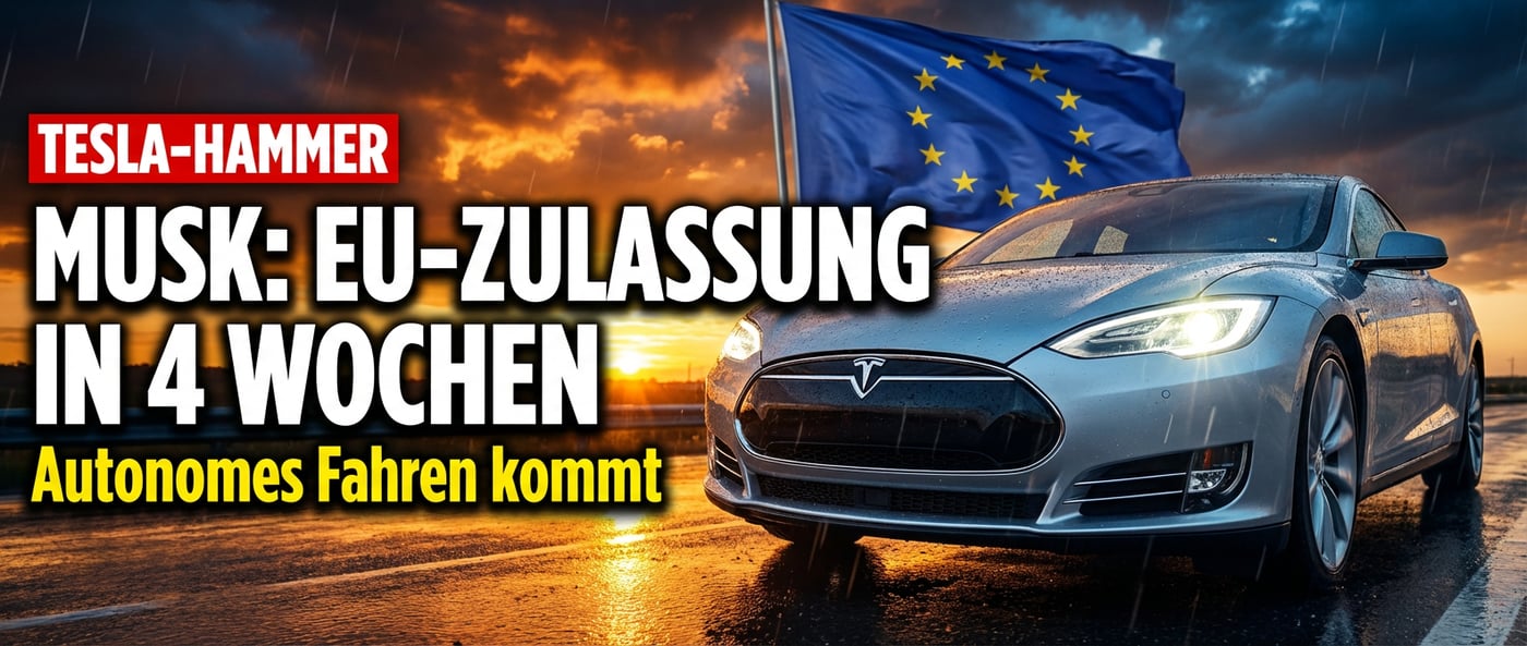 Tesla-Chef Musk rechnet mit baldiger EU-Zulassung für autonomes Fahren