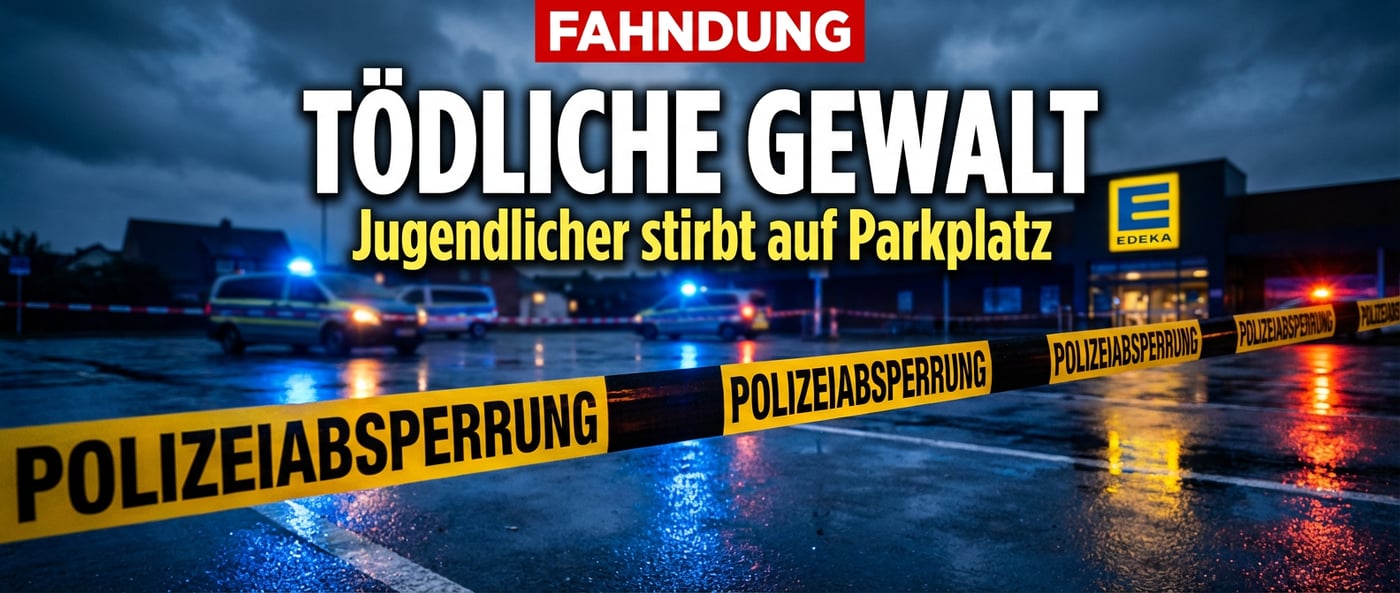 Tödliche Gewalt auf Supermarkt-Parkplatz: Jugendlicher in Eckernförde stirbt nach brutalem Streit