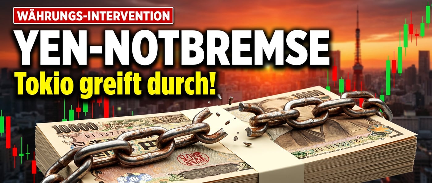 Tokio greift zur Notbremse: Yen-Intervention löscht Kriegsverluste – doch der Pulverdampf bleibt