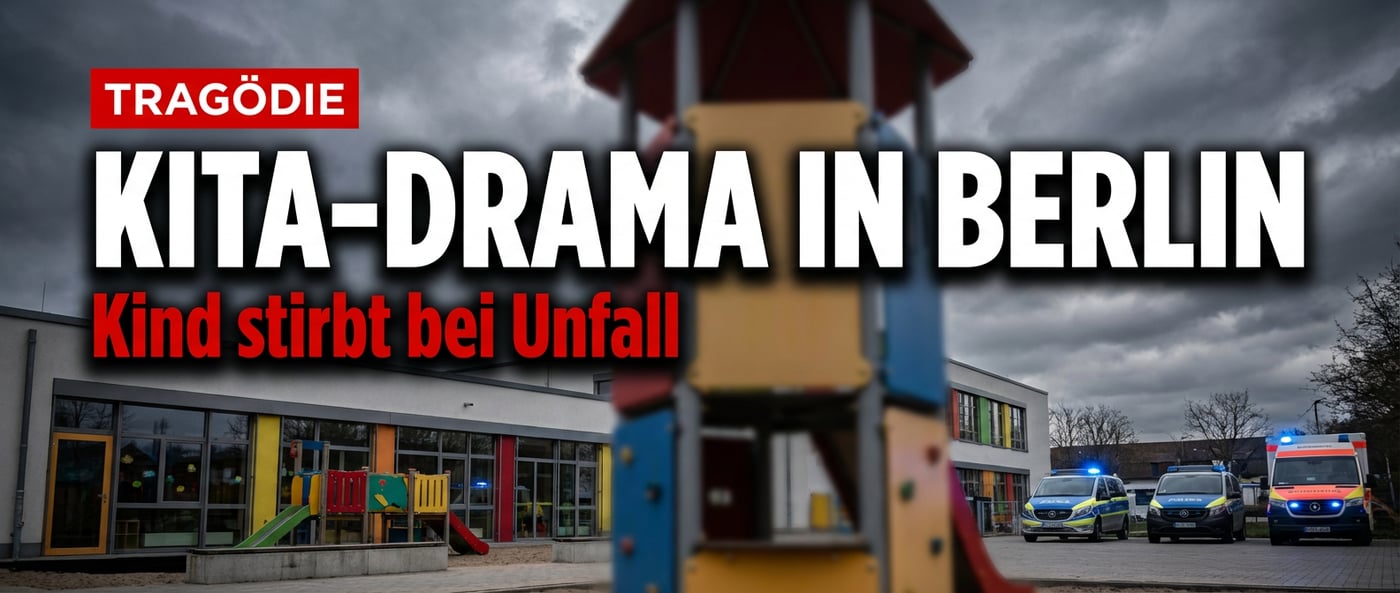 Tragödie in Berliner Kita: Kind stirbt nach schwerem Unfall