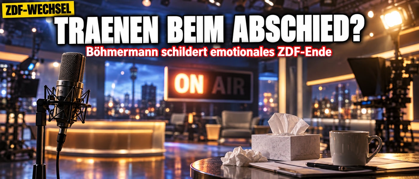 Tränen beim ZDF-Chef? Böhmermanns rührselige Version seines Abgangs