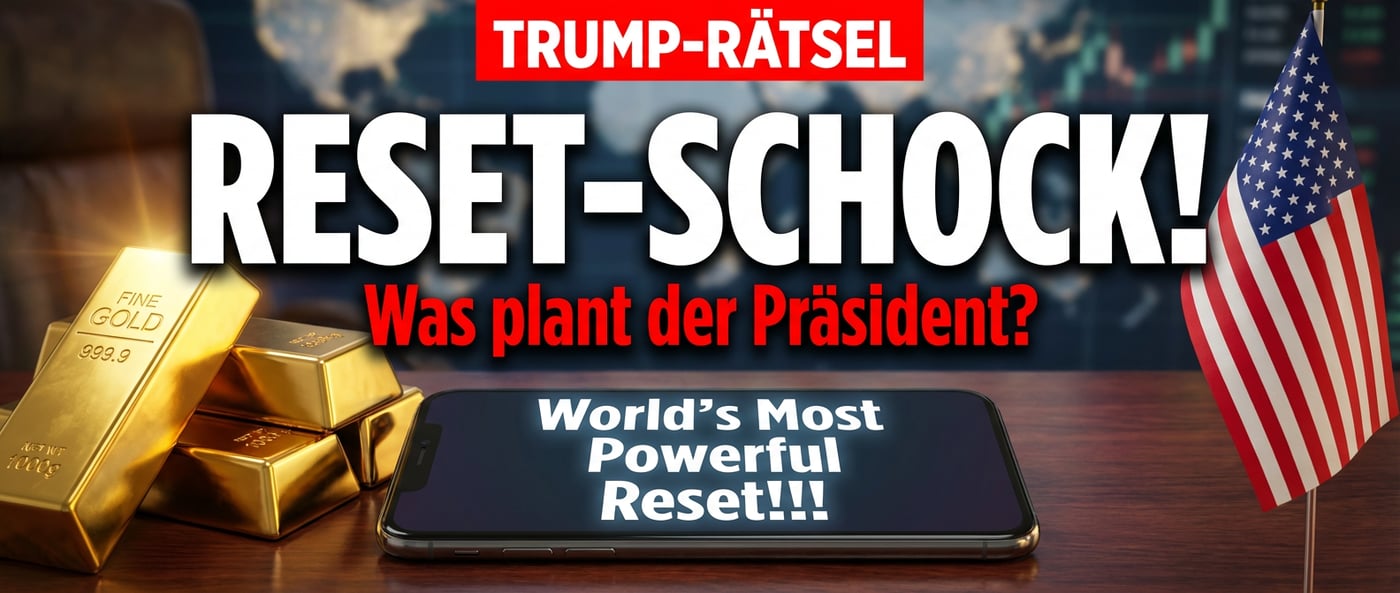 Trumps kryptische Botschaft: Der „mächtigste Reset der Welt" sorgt für Spekulationen