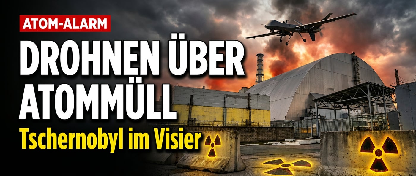 Tschernobyl im Visier: Wenn Drohnen über Atommüll kreisen, hält die Welt den Atem an