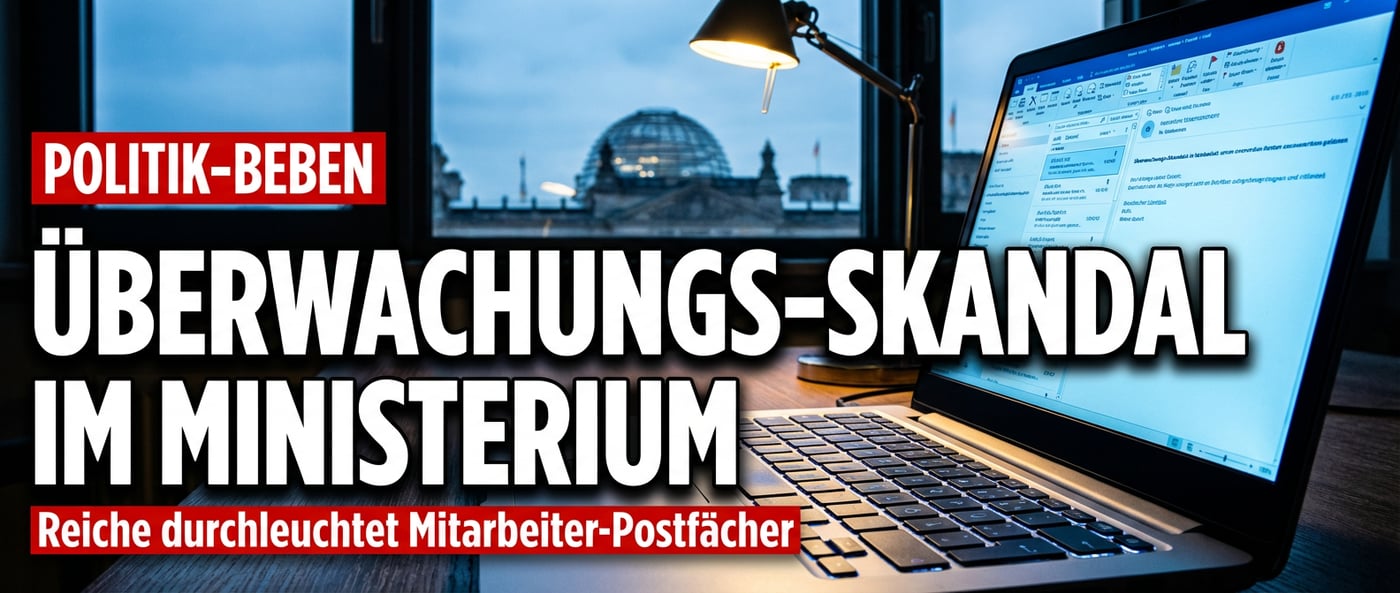 Überwachung im Wirtschaftsministerium: Reiche lässt Mitarbeiter-Postfächer durchleuchten