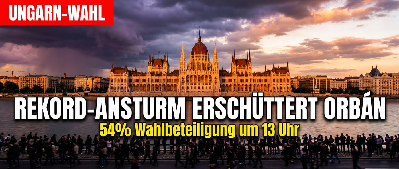 Ungarn vor dem Umbruch: Rekord-Ansturm auf die Wahllokale könnte Orbáns Ära beenden