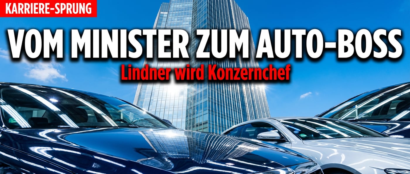 Vom Finanzministerium zum Auto-Discounter: Lindner steigt zum Konzernchef auf