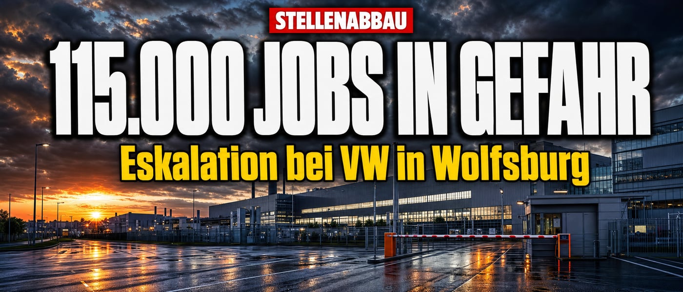 VW-Schock in Wolfsburg: 115.000 Jobs auf der Kippe!