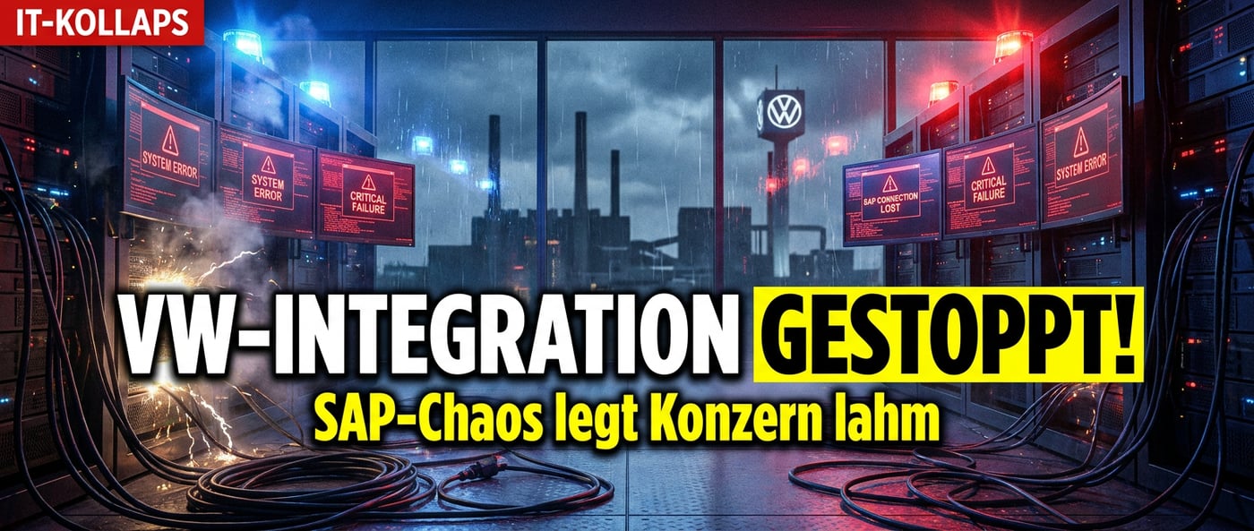 VW vertagt Sachsen-Integration: SAP-Pannen legen Wolfsburger Konzern lahm