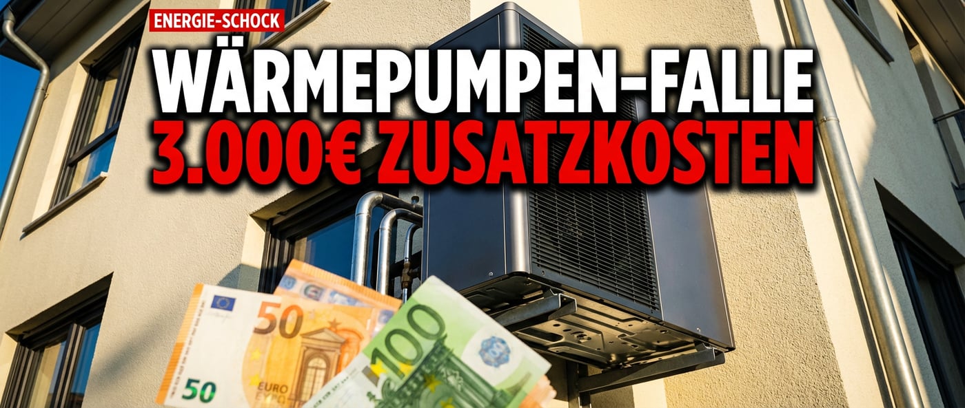 Wärmepumpen-Falle: Tübingen kassiert über 3.000 Euro für Gasnetz-Abtrennung
