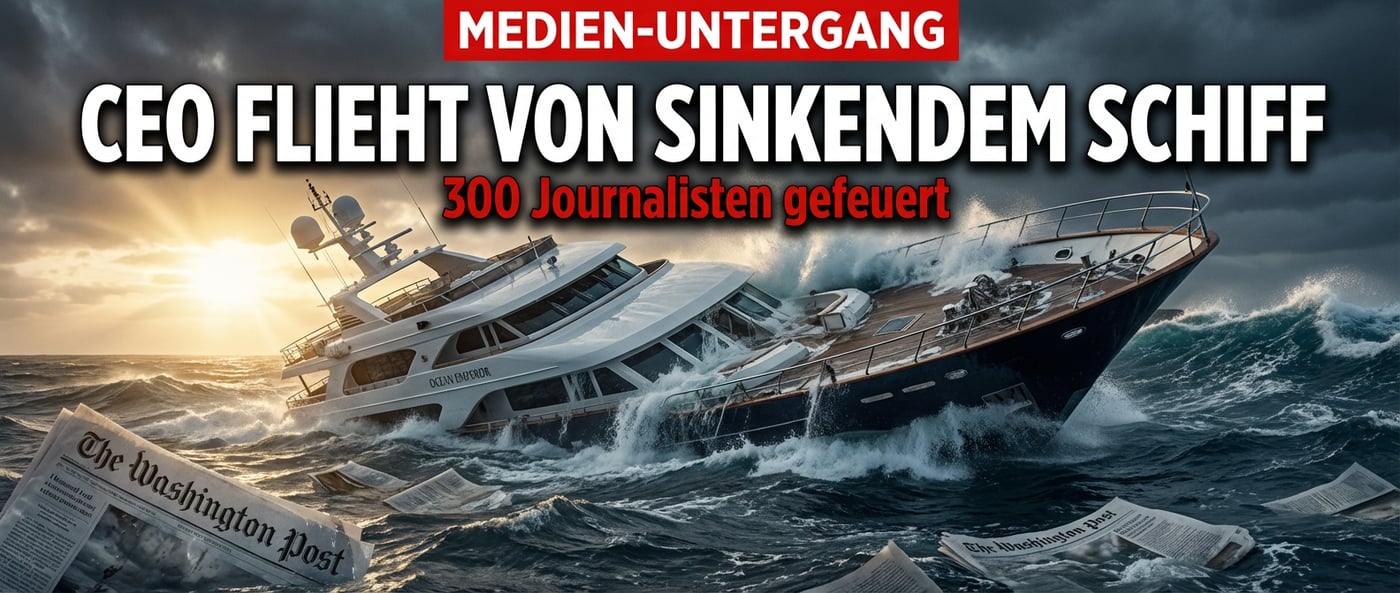 Washington Post am Abgrund: CEO flieht von sinkendem Schiff