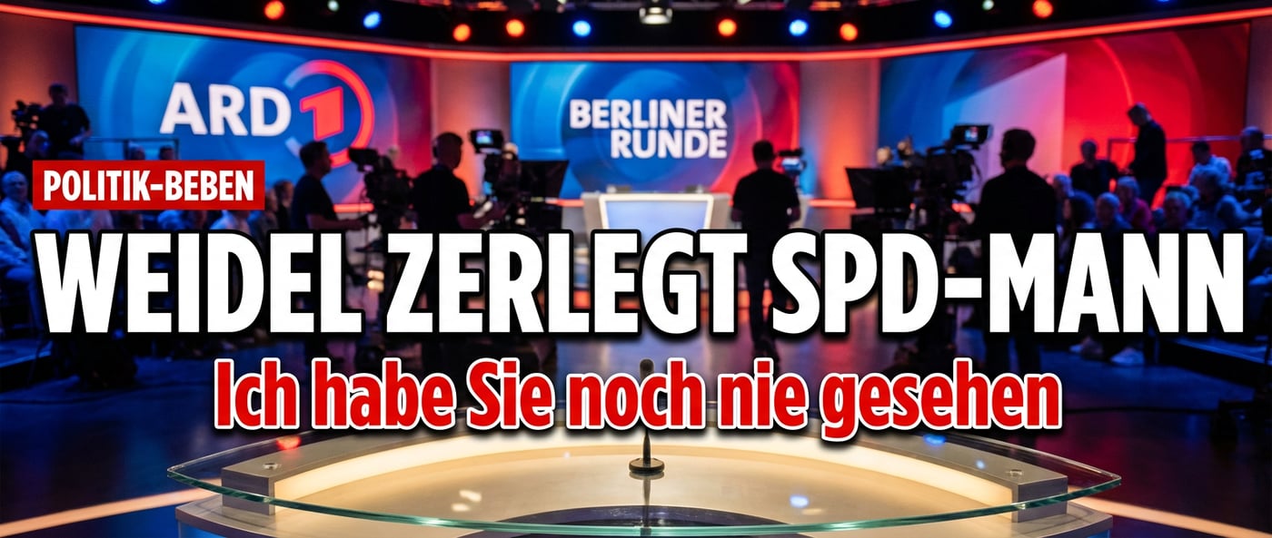 Weidel demontiert SPD-Generalsekretär im Live-TV: „Hab Sie noch nie gesehen"