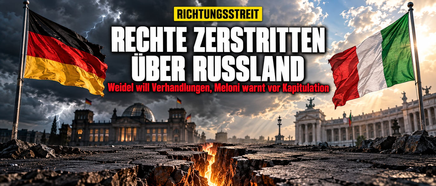 Weidel gegen Meloni: Der Ukraine-Krieg spaltet Europas Rechte!