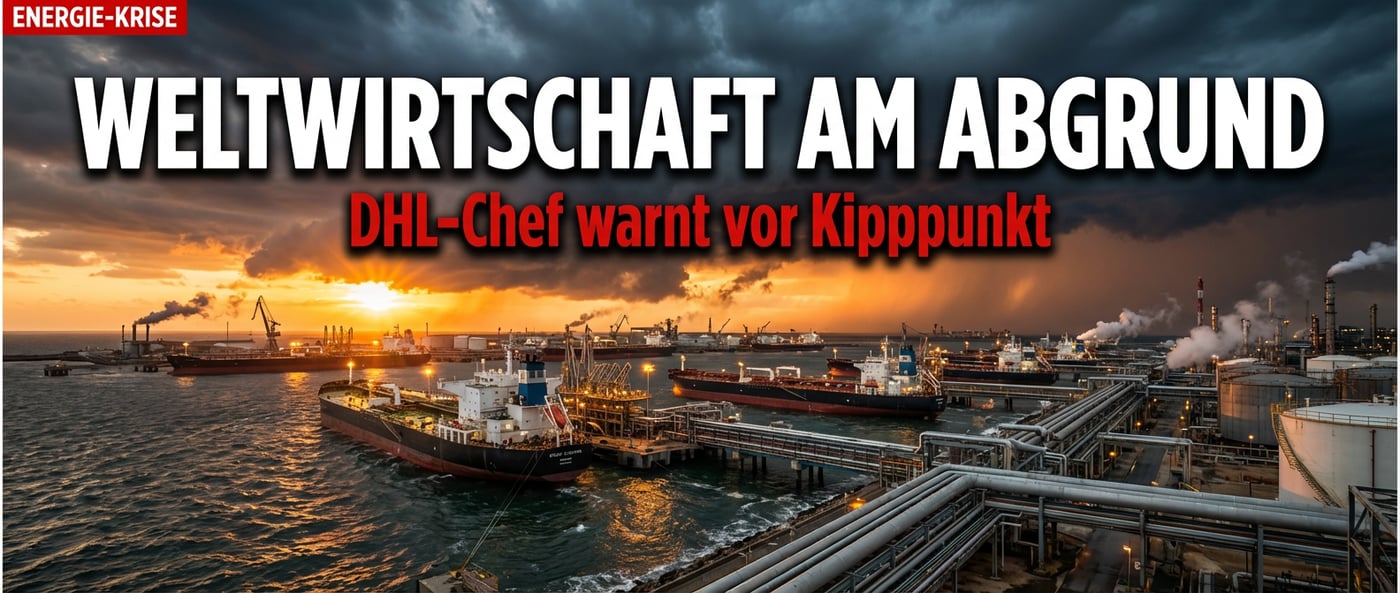 Weltwirtschaft am Abgrund: DHL-Chef warnt vor dramatischem Kipppunkt durch Energieschock am Golf