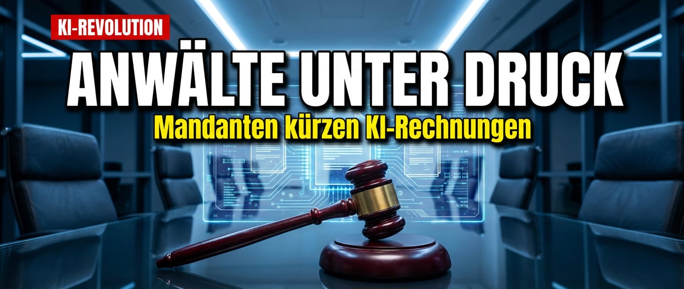 Wenn der Mandant die KI-Rechnung kürzt: Wie Künstliche Intelligenz das Geschäftsmodell der Anwaltskanzleien erschüttert