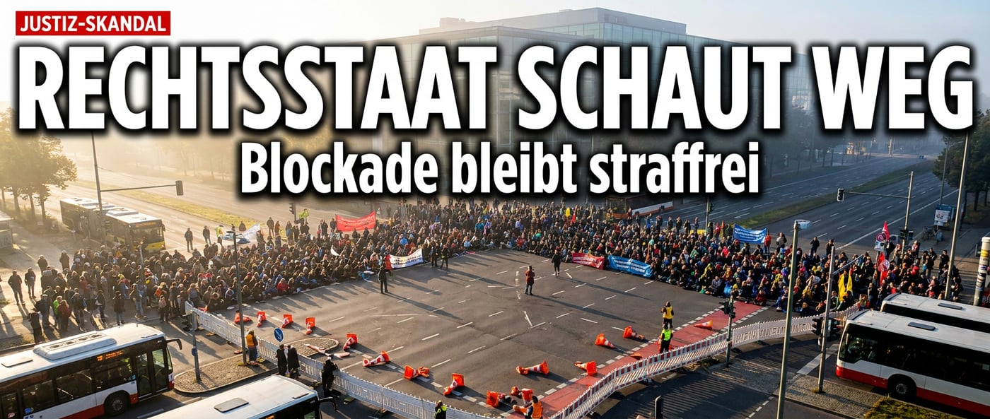 Wenn der Rechtsstaat wegschaut: Antifa darf AfD-Parteitag offen blockieren – Staatsanwaltschaft sieht kein Problem