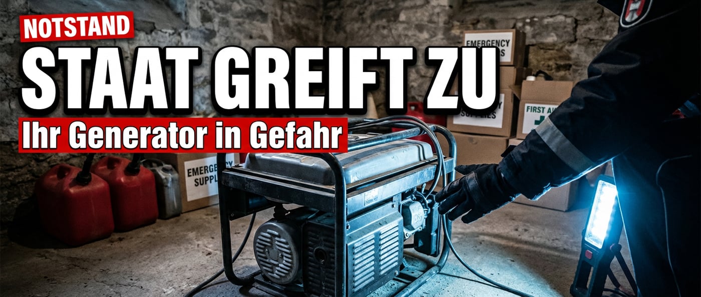 Wenn der Staat im Blackout zugreift: Ihr Generator, Ihr Diesel, Ihr Problem