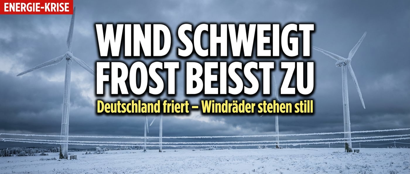 Wenn der Wind schweigt und der Frost zubeißt: Deutschlands Energiewende entlarvt sich selbst