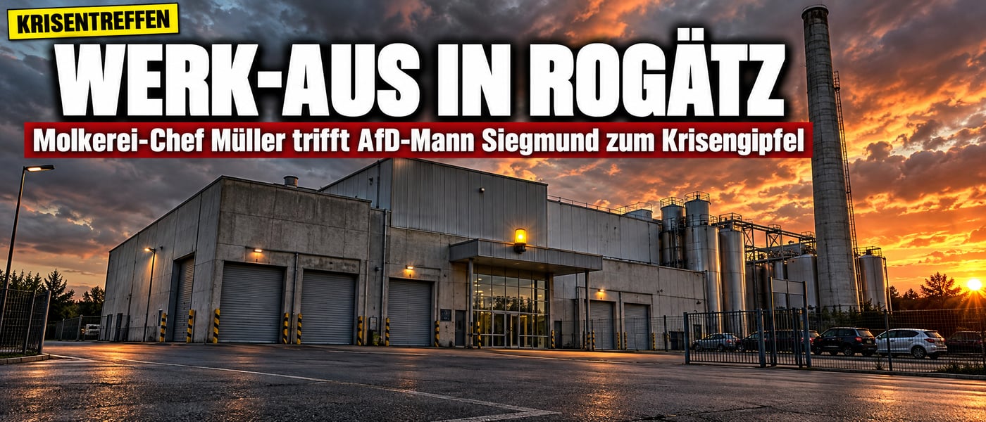 Werk-Aus in Rogätz: Theo Müller trifft AfD-Mann Siegmund zum Krisengipfel
