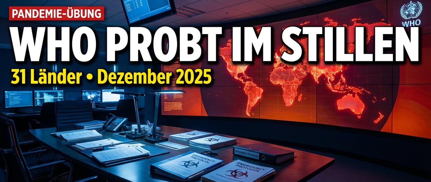 WHO probt im Stillen den Ernstfall: Globale Pandemie-Simulation mit 31 Staaten wirft brisante Fragen auf
