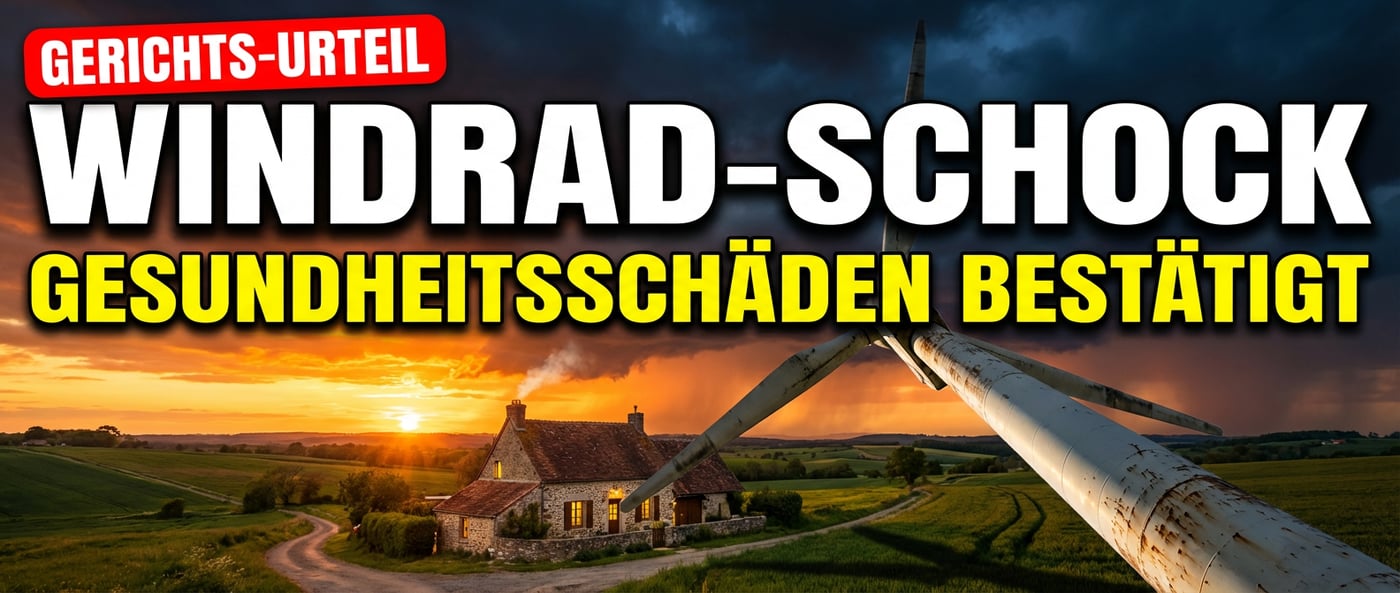 Windkraft vor Gericht: Französisches Urteil bestätigt Gesundheitsschäden durch Windräder